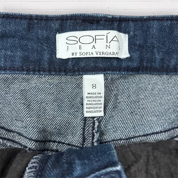 SOFIA JEANS by Sofia Vergara CHI Stretch Denim Jeans Shorts Size 8 - Picture 4 of 10